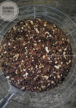 Foto resep Banana Crumble Brownies