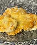 Huevos rellenos con bechamel