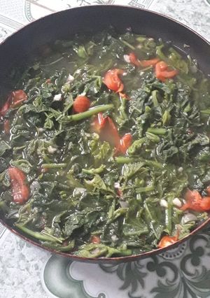 Hình của món Canh ngọn bí.