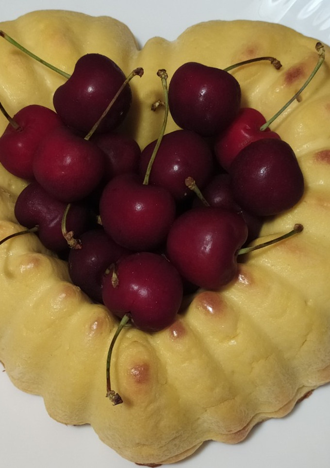 Una foto de Tarta de quesitos sin azúcar🍰