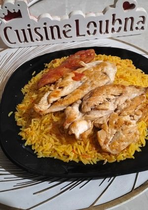 صورة لوصفة صدور دجاج مع الأرز