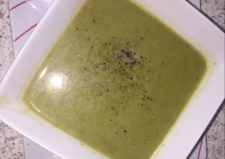 One Simple Word To Asparagus, Broccoli and Stilton Soup