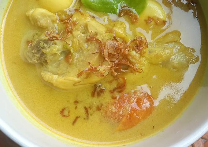 MPASI Gulai ayam telur puyuh