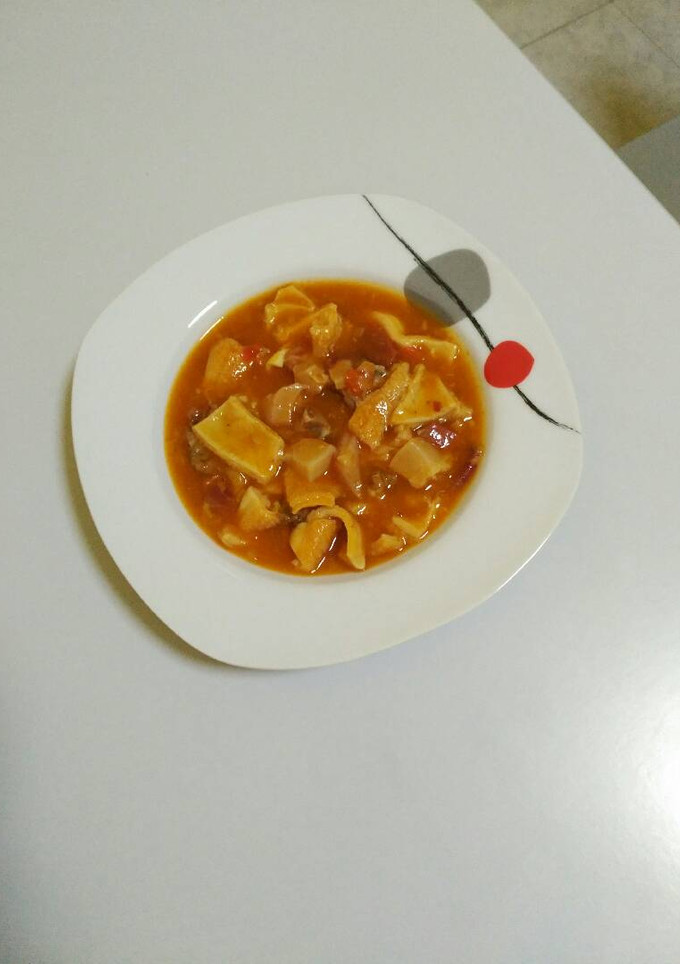 Una foto de Callos en olla exprés
