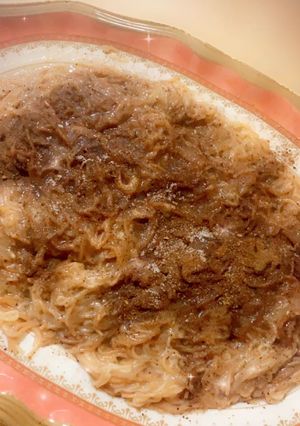صورة لوصفة شعيرية 🍜🤎🤤