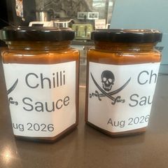 A picture of Hottest and Worlds BEST HOT HOT HOT sauce!! - This is truly the best recipe I make that is Copied :P.