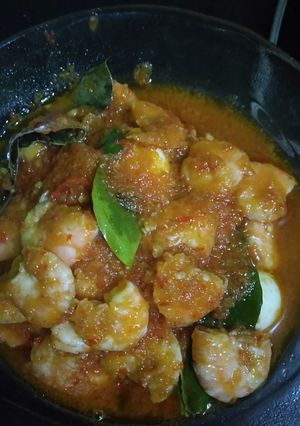 Foto resep Sambel goreng udang telur puyuh