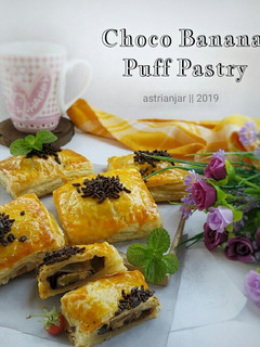 Foto resep Choco Banana Puff Pastry