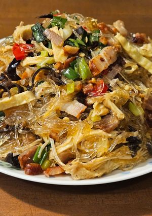 炒冬粉 的食譜成品照片