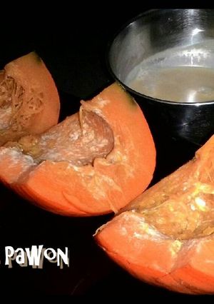 Foto resep Labu Kukus Kuah Santan Gula Merah
