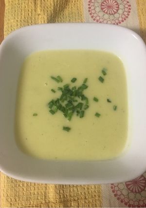 Una foto de Crema de calabacín light