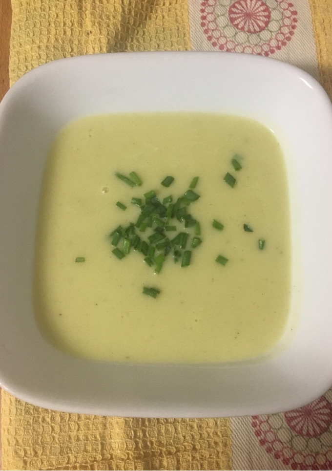 Una foto de Crema de calabacín light