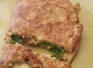 Una foto de Omelette saludable de kale