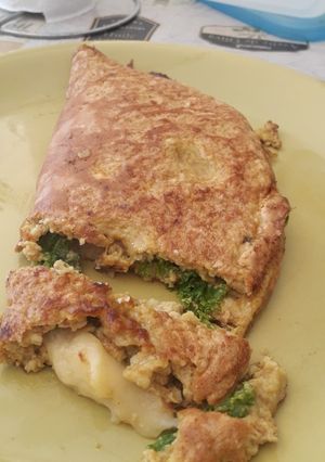 Una foto de Omelette saludable de kale