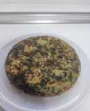 Tortilla de verduras y pasas