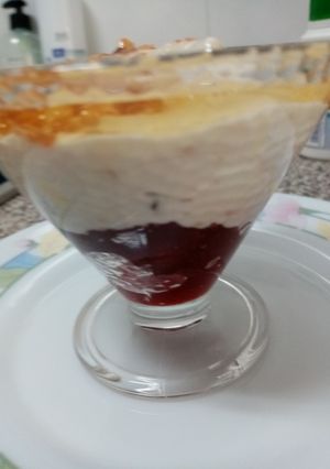 Una foto de Yogurt con frutos secos