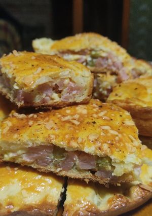 Una foto de Tarta de fiambre