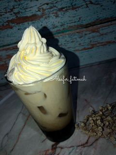 Foto resep Es Kopi Susu Whipped Cream