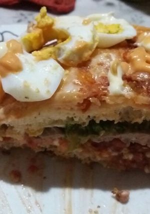 Una foto de Pizza lomo