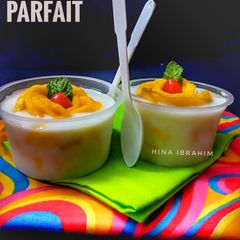 A picture of Mango Yoghurt Parfait.