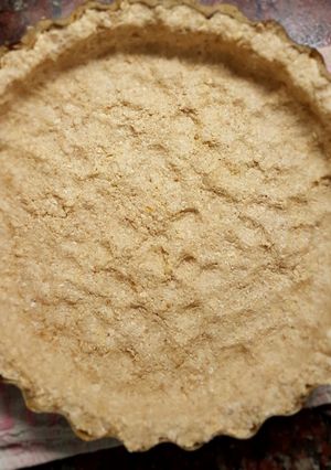 Una foto de Masa avena para tartas (sin harina)