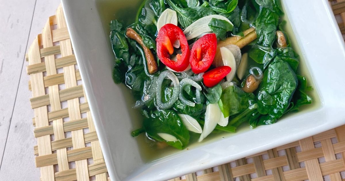 Sayur Bening Bayam (2)
