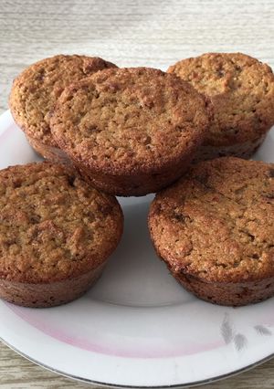 Una foto de Muffins con bagazo de almendras