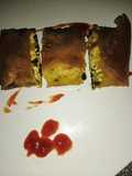 Martabak tahu dan cesim