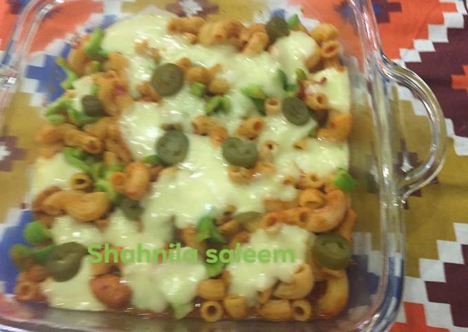 Recipe of Ultimate Cheesy chicken macaroni