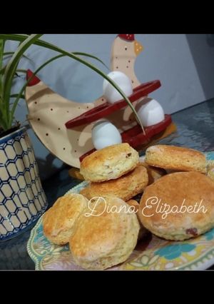 Una foto de Scons de almendras y yogurt.👩🏼‍🍳😃