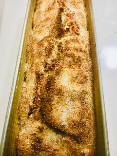 Una foto de BUDÍN DE 🍎MANZANAS🍎 Y 🥥COCO🥥 🍎🥥🍎 😋👏🤩XXL