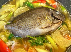 Hình của món Canh Chua Cá Dìa.