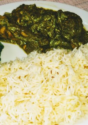 পালক চিকেন (palak chicken recipe in Bengali) রেসিপির প্রধান ছবি