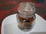 Cáscara de durazno deshidratada en horno airfry