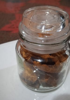 Una foto de Cáscara de durazno deshidratada en horno airfry