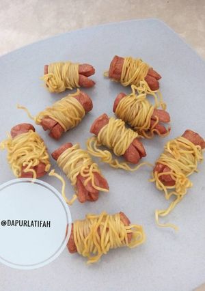 Foto resep Sosis Mie Gulung