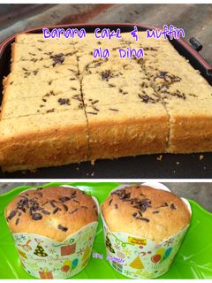 Foto resep Banana Cake & Muffin ala Dina