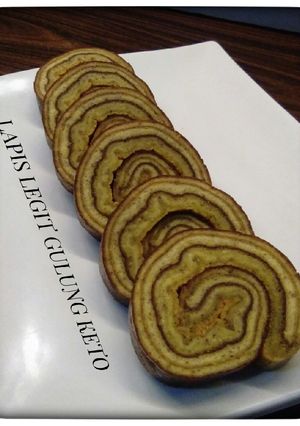 Foto resep Lapis Legit Gulung Keto