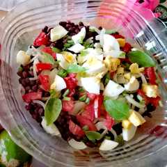 Una foto de Ensalada de poroto