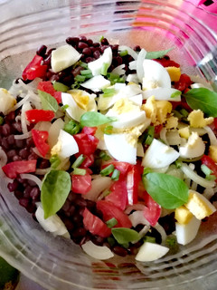 Una foto de Ensalada de poroto