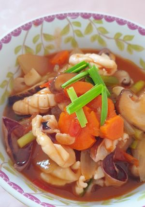 Foto resep Cumi Asam Manis
