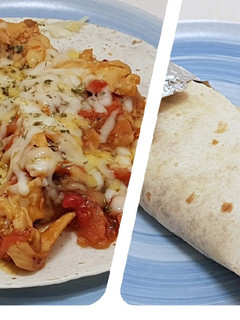 Una foto de Fajitas de Pollo "Pizza Style"