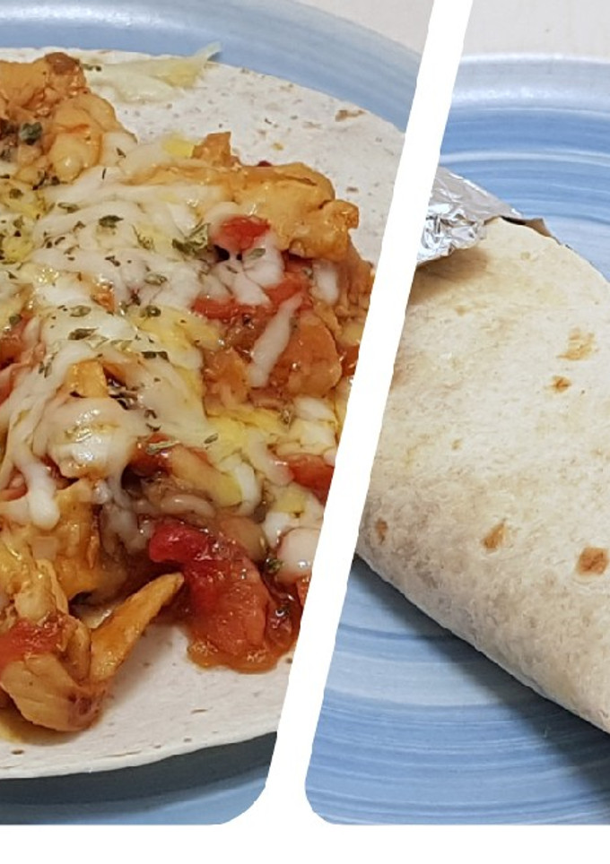 Una foto de Fajitas de Pollo "Pizza Style"