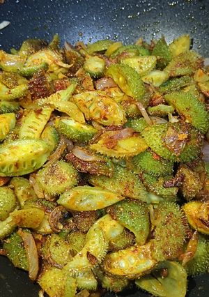 A picture of Spiny gourd dry sabji / ककोड़ा फ्राई/ kantola recipe.