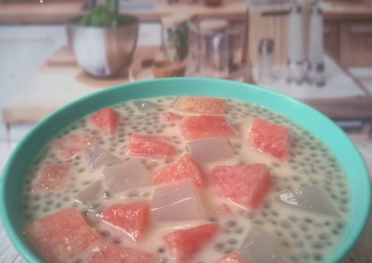 Resep: Enak216. Es Semangka nata De Coco
