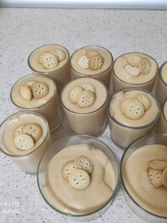 Una foto de Natillas sabor a galletas María