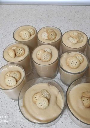 Una foto de Natillas sabor a galletas María