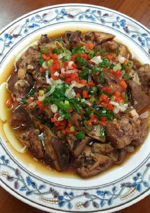 Foto resep Ayam stim jamur