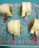 Cucumber Sushi 🍣 Sandwich Roll
