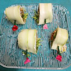 Cucumber Sushi 🍣 Sandwich Roll A picture of Cucumber Sushi 🍣 Sandwich Roll.